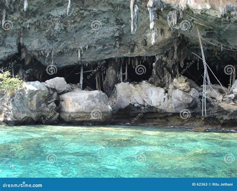 Caves in Thailand stock image. Image of watercourse, geology - 62363