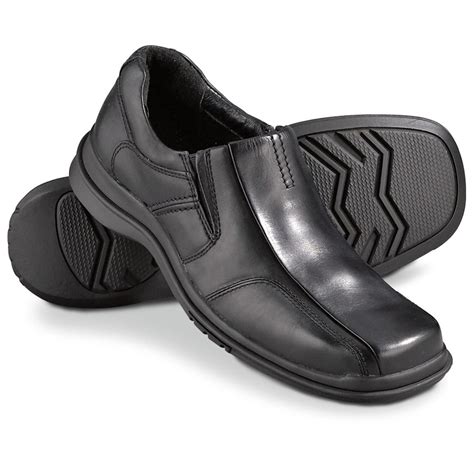 Men's Bostonian® Motorway Slip - ons, Black - 139692, Casual Shoes at Sportsman's Guide