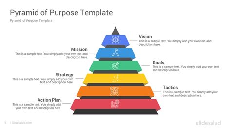 Strategy Pyramid PowerPoint Template Designs - SlideSalad