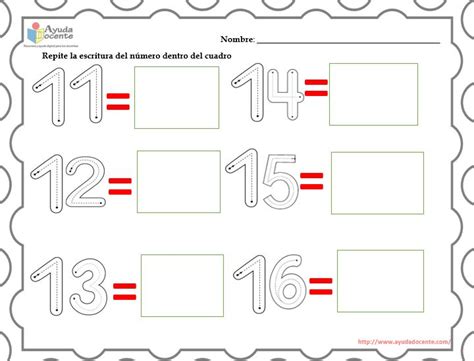 Fichas De Numeros Del 11 Al 20 Actividades De | Porn Sex Picture