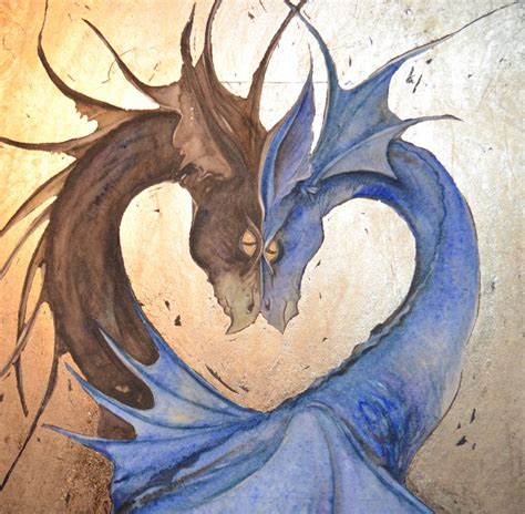 Two Dragons in Love | Two dragons form a heart between them | WOWOW ...