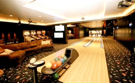 luxury residential bowling alley | Home bowling alley, Home theater ...