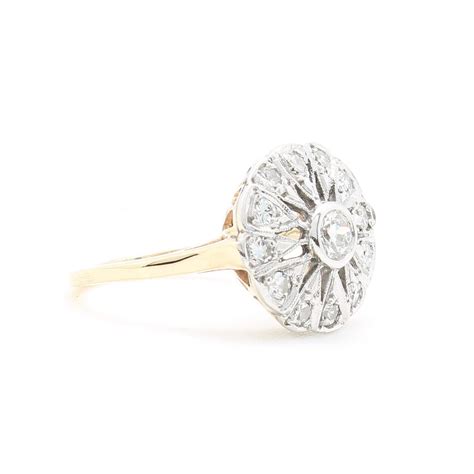Vintage Diamond Flower Ring – D & H Jewelers