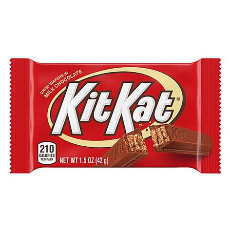 KIT KAT® Milk Chocolate Wafer Candy, Individually Wrapped, 1.5 oz, Bar ...