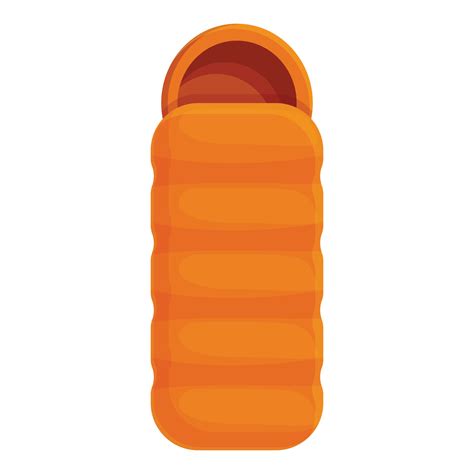 Sleeping bag icon, cartoon style 14296780 Vector Art at Vecteezy