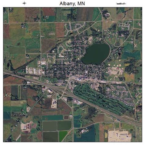 Aerial Photography Map of Albany, MN Minnesota