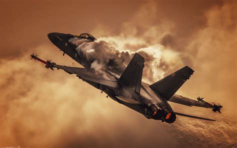 Descargar fondos de pantalla McDonnell Douglas FA-18 Hornet, la Fuerza ...