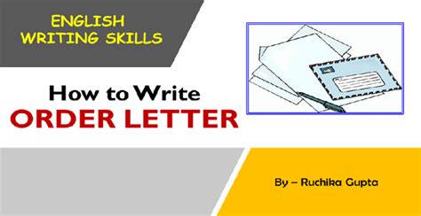 Order Letter Format, Samples - How to Write an Order Letter?