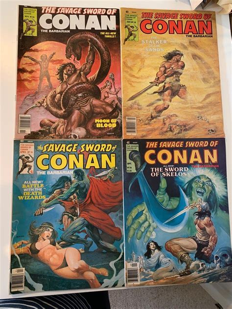 The Savage Sword of Conan The Barbarian Comic Books | #4560237444