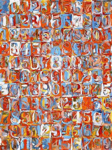 JASPER JOHNS (1930-) 'Numbers in Color', 1958-59 (encaustic and ...