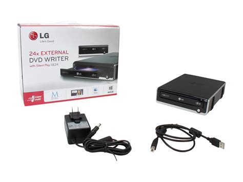 LG USB 2.0 External Super Multi DVD Rewriter with M-DISC Support Model GE24NU40 - Newegg.com