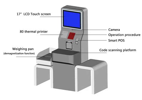 17 Inch Self-service Checkout Machine Pos Kiosk - Buy Checkout Machine ...