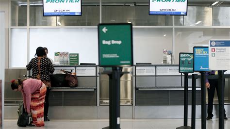 Frontier will start closing check-in counters earlier before flights