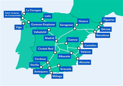 Renfe Route Map