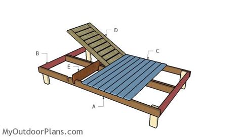 Double Chaise Lounge Plans | MyOutdoorPlans | Free Woodworking Plans ...