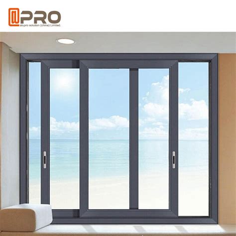 Double Low - E Glass Aluminium Sliding Windows With 10 Years Warranty ...