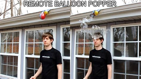 Remote Balloon Popping Prank - YouTube