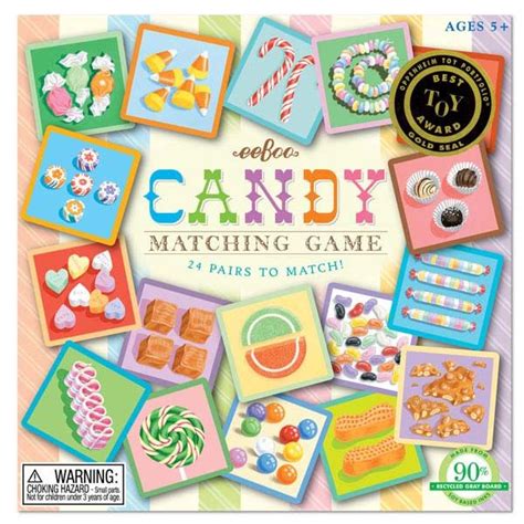 Candy Square Matching Game | eeBoo 24 kinds of candy to match including candy corn and ...