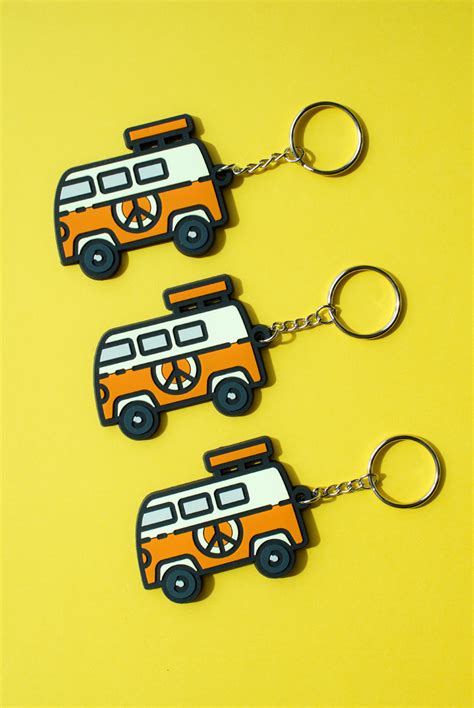 Custom Rubber PVC Keychains – Valley Cruise Press