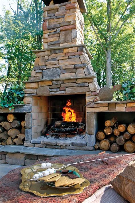 34 Beautiful Stone Fireplaces That Rock - Bring The Rusticity