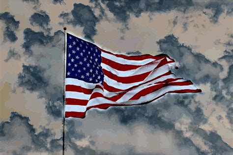 Clipart - American Flag