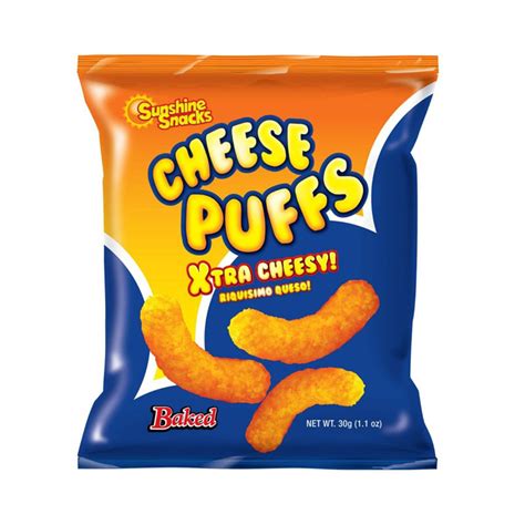 Sunshine Snacks Cheese Puffs Extra Cheesy 30G X 1 - Bellair Farms ...