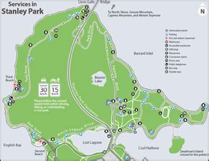 Stanley Park printable maps | City of Vancouver