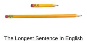 The Longest Sentence In English