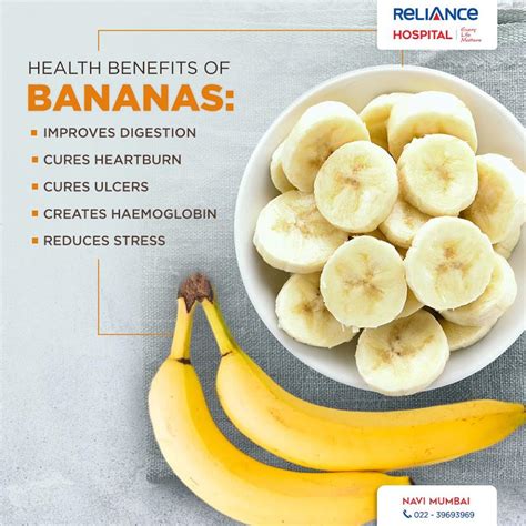 Health benefits of bananas