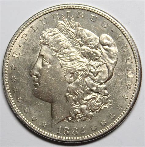 1882 S Morgan Silver Dollar $1 Uncirculated at Amazon's Collectible Coins Store