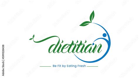 Dietitian Logo Stock Vector | Adobe Stock