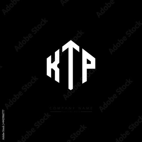 KTP letter logo design with polygon shape. KTP polygon logo monogram. KTP cube logo design. KTP ...