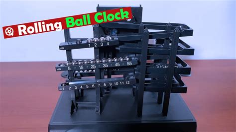 Mechanical Rolling Ball Clock -- Gadgetify - YouTube