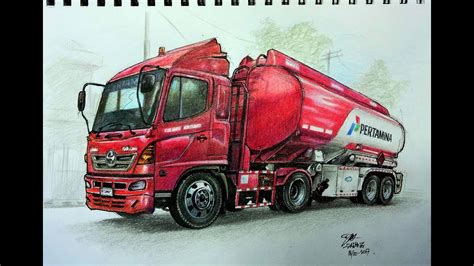 10+ Gambar Sketsa Truk