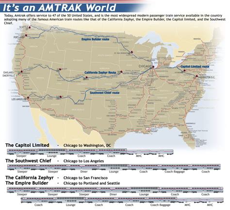 California Zephyr Route Map - Printable Maps