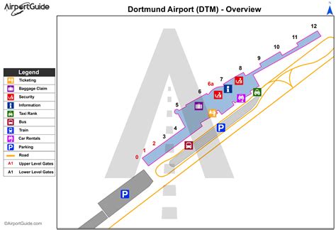 Dortmund - Dortmund (DTM) Airport Terminal Maps - TravelWidget.com