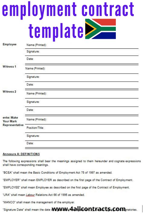 the employment and employment form is shown in this image, it shows an ...