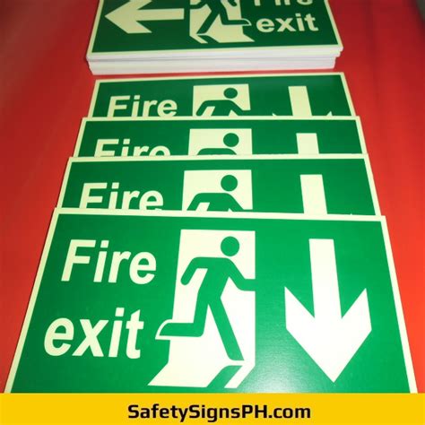 Emergency Exit Signs & Their Importance - SafetySignsPH.com Philippines