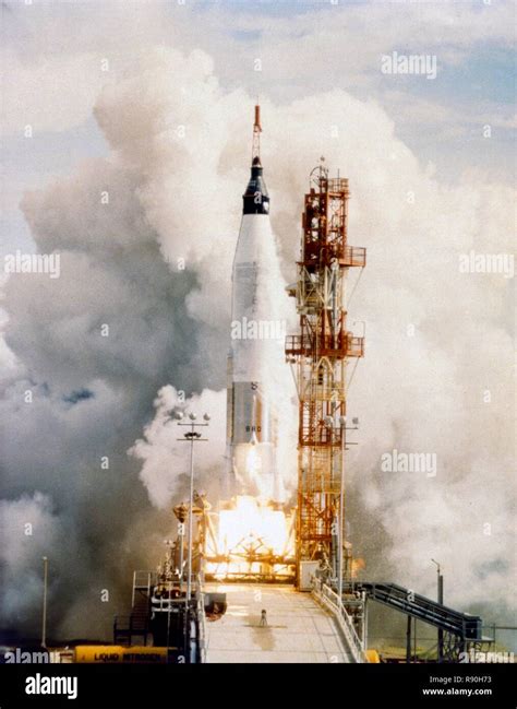 Launch of Mercury-Atlas 4, Cape Canaveral Air Force Station, Florida ...