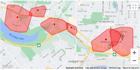 BC Hydro on Twitter: "We’re aware of multiple outages affecting 8,103 customers in #Coquitlam ...