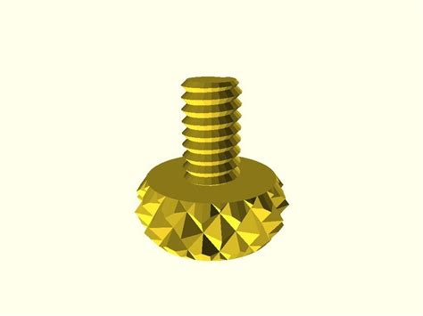 Free STL file Customizable Camera Screw (Thumb Screw) 📷・3D printing template to download・Cults