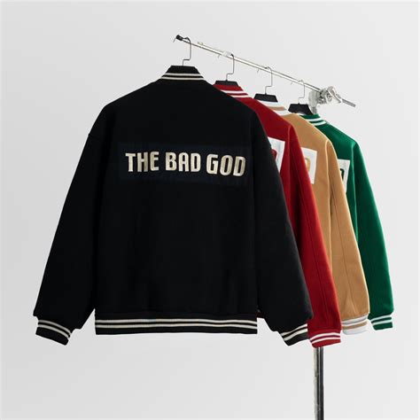 Áo khoác bomber varsity jacket The Bad God Signature | Shopee Việt Nam