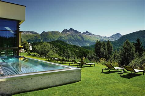 A Spa with a view - Kulm Hotel St. Moritz in St. Moritz, Graubünden, Switzerland Alpine Hotel ...