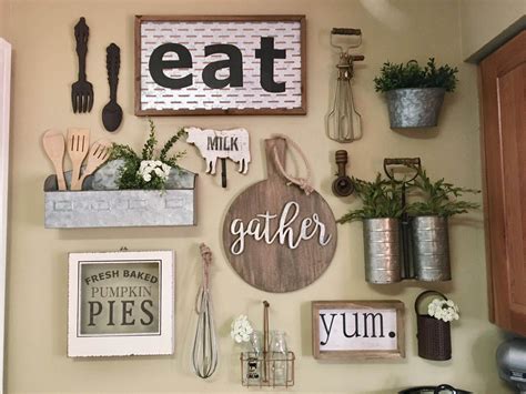 Artistic Ideas for Dining Room Walls | Kitchen gallery wall, Dining room wall decor, Farmhouse ...