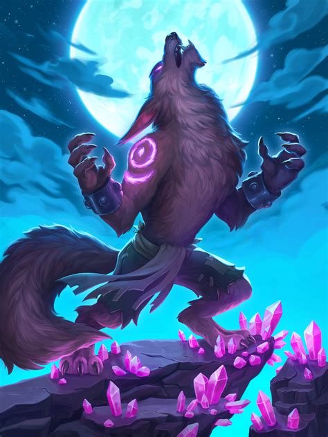 ArtStation - Howling Werewolf Hearthstone Fan Art