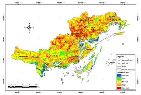 Forest Fire Risk Zone Mapping by using Remote Sensing and GIS - Geoinformatics Center