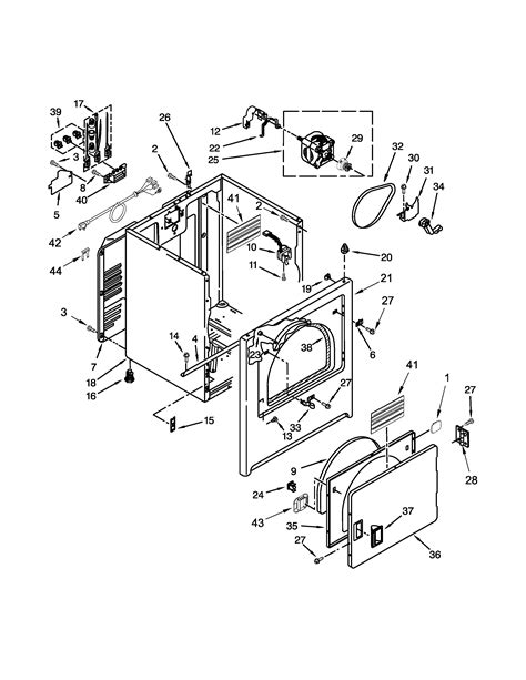 Kenmore Dryer Parts Diagram Old Dryer