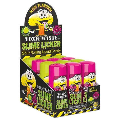 Toxic Waste Slime Licker Black Cherry/Sour Apple Liquid Candy | CB Distributors