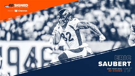 Broncos sign TE Eric Saubert to one-year deal