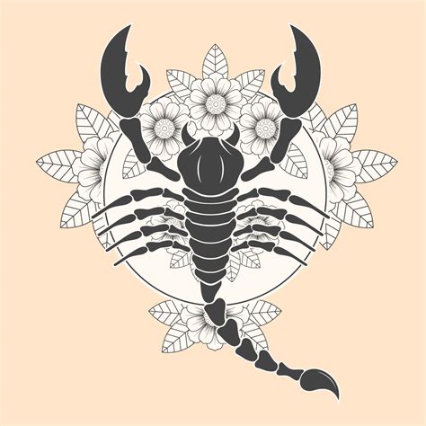 Scorpion Tattoo Vector 228338 Vector Art at Vecteezy